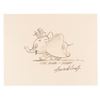 Image 1 : A Dumbo Drawing Signed By Howard Swift.