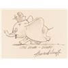 Image 2 : A Dumbo Drawing Signed By Howard Swift.