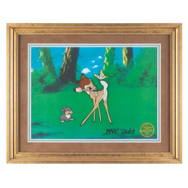 A Marc Davis Signed "Bambi" Sericel.