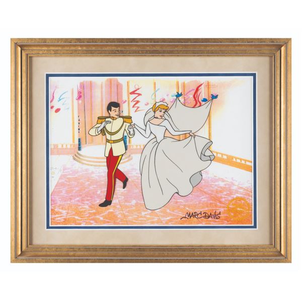 A Marc Davis Signed "Cinderella" Sericel.