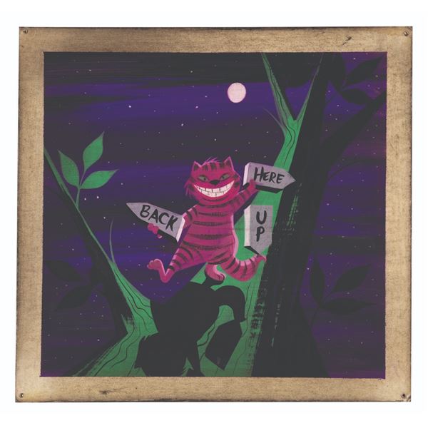 A Mary Blair "Alice in Wonderland" Concept Painting.