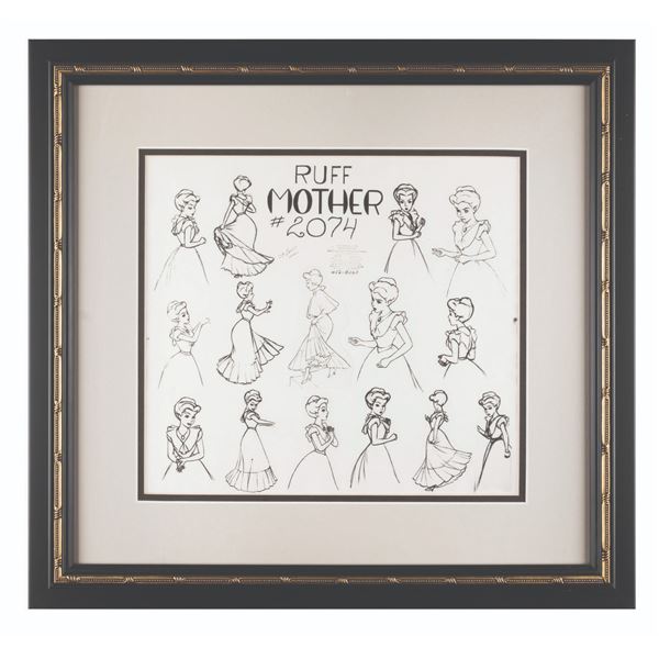 A Mrs. Darling Photostat Model Sheet.