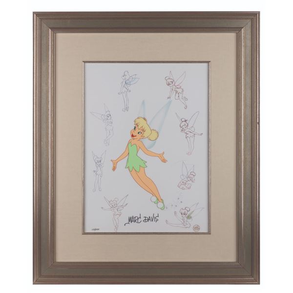 A Marc Davis-Signed Tinker Bell Limited Edition Cel.