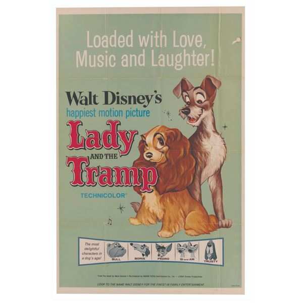 A "Lady and the Tramp" Re-Release Poster.