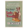 Image 1 : A "Lady and the Tramp" Re-Release Poster.