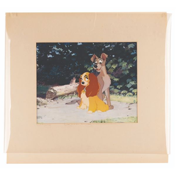 A "Lady and the Tramp" Studio Dye-Transfer Print.