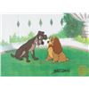 Image 2 : A Marc Davis Signed "Lady and the Tramp" Sericel.