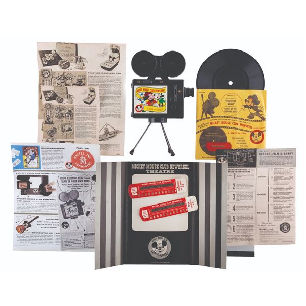 A Mickey Mouse Club Newsreel Projector with Sound.