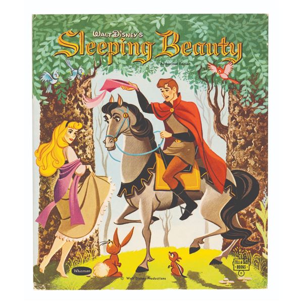 A Ken Anderson Signed  Sleeping Beauty  Book & Sketch.