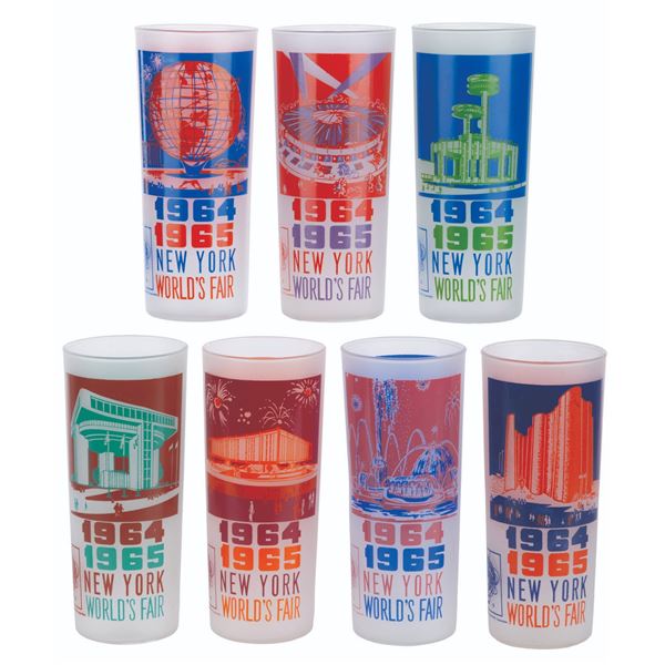 A Set of 1964-1965 New York World's Fair Glasses.