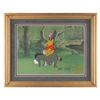 Image 1 : A Marc Davis Signed Winnie the Pooh Sericel.