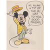 Image 1 : An Original Mickey Mouse Drawing by Manuel Gonzales.