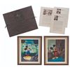 Image 1 : John Hench Signed Mickey 25th & 50th Birthday Prints.