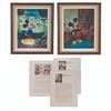 Image 2 : John Hench Signed Mickey 25th & 50th Birthday Prints.