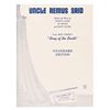 Image 1 : "Uncle Remus Said" "Song of the South" Sheet Music.