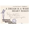 Image 2 : A Dream is a Wish Your Heart Makes Signed Sheet Music.