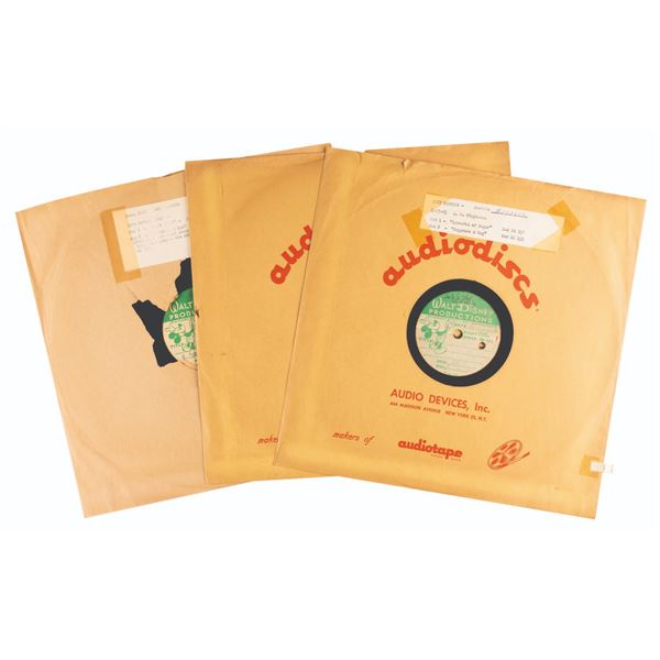 Three "Mary Poppins" Records with "Feed the Birds."
