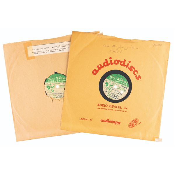 A Pair of "Jolly Holiday" Acetates from "Mary Poppins."