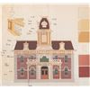 Image 2 : A Main Street, U.S.A. City Hall Color Elevation.
