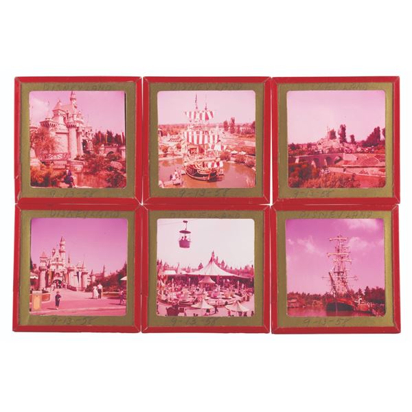 A Set of Disneyland 1958 Color Glass Slides.