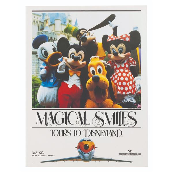 A 1982 PSA Disneyland Travel Poster.