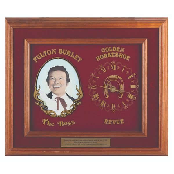 Fulton Burley's Golden Horseshoe Retirement Gift.