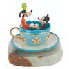 Image 4 : A Ron Lee Mad Tea Party Mickey & Goofy Sculpture.