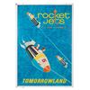 Image 1 : A Park-Used Rocket Jets Attraction Poster with Frame.
