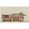 Image 1 : A Rare RETLAW Main Street U.S.A. Silkscreen Elevation.