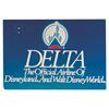 Image 1 : A Delta Airlines Disneyland and Walt Disney World Sign.