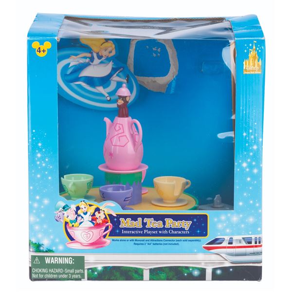 A Walt Disney World Mad Tea Party Playset.