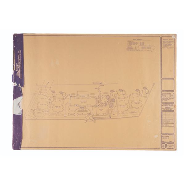 A Set of Vero Beach Resort Blueprints.