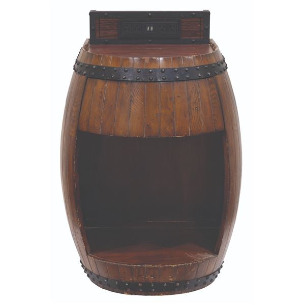 A Caribbean Beach Resort Pirate Barrel Nightstand.