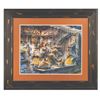 Image 1 : Pirate Room Wall Art of Jack Sparrow with Treasure.