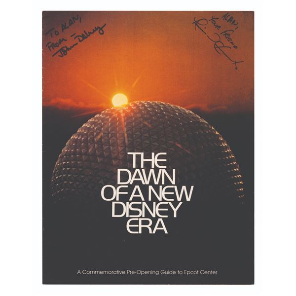 A Multi-Signed EPCOT Center Pre-Opening Guide.