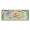 Image 2 : A Disney Dollars California Adventure $5 Bill.