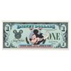 Image 1 : A Disney Dollars 1987 First Issue $1 Bill.