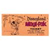 Image 1 : A 1966 Disneyland Magi-Pak Ticket.