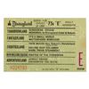 Image 1 : A 1968 Disneyland "E" Ticket.