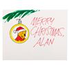 Image 1 : A Pooh & Eeyore Christmas Card from Larry Clemmons.