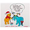 Image 2 : A Pooh & Eeyore Christmas Card from Larry Clemmons.
