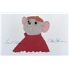 Image 1 : A "Rescuers" Cel Signed by Frank and Ollie.