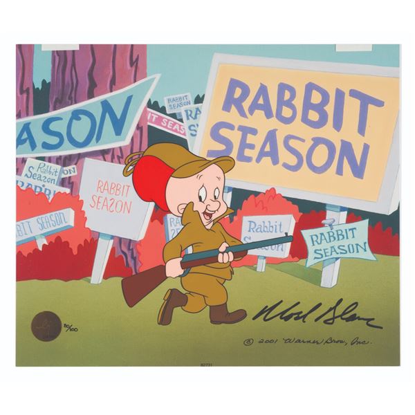 Noel Blanc Signed Elmer Fudd Cel.