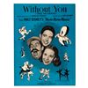 Image 1 : "Without You" Sheet Music From "Make Mine Music."