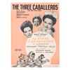 Image 1 : "The Three Caballeros" Sheet Music.