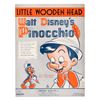 Image 1 : "Little Wooden Head" Pinocchio Sheet Music.