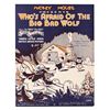 Image 1 : "Who's Afraid of the Big Bad Wolf?" Sheet Music.