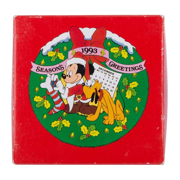 A 1993 Disney Family Christmas Party Ornament.
