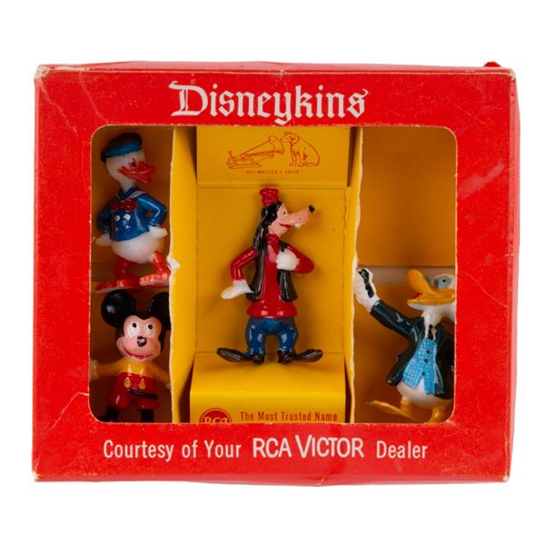 A Rare RCA Victor Promotional Disneykins Boxed Set.