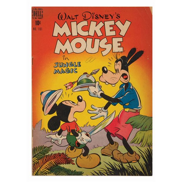 A 1947 "Mickey Mouse in Jungle Magic" Comic Book.